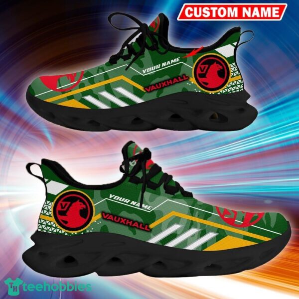 Custom Name Vauxhall Logo Camo Green Identity Running Sneaker Gift For Men Women Max Soul Shoes - Custom Name Vauxhall Logo Racing Car Tractor Farmer Max Soul Shoes Photo 7