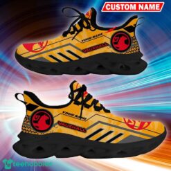 Custom Name Vauxhall Logo Camo Yellow Fusion Sport Sneaker Gift For Men Women Max Soul Shoes - Custom Name Vauxhall Logo Racing Car Tractor Farmer Max Soul Shoes Photo 2
