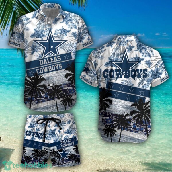 Dallas Cowboys Team NFL Hawaiian Shirt And Beach Shorts Fans Gift Product Photo 1