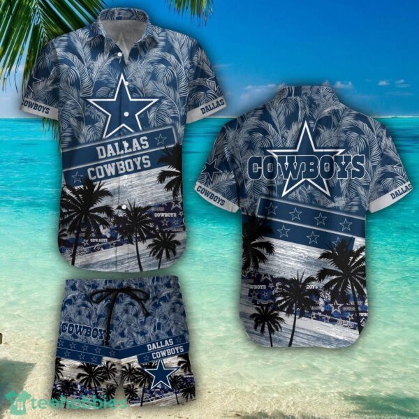 Dallas Cowboys Team NFL Hawaiian Shirt And Beach Shorts Summer Gift Product Photo 1
