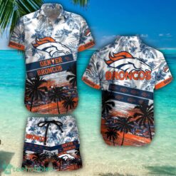 Denver Broncos Team NFL Hawaiian Shirt And Beach Shorts Fans Gift Product Photo 1