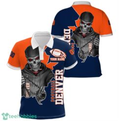 Denver Football Team Personalized Name Number Polo Shirt Product Photo 1