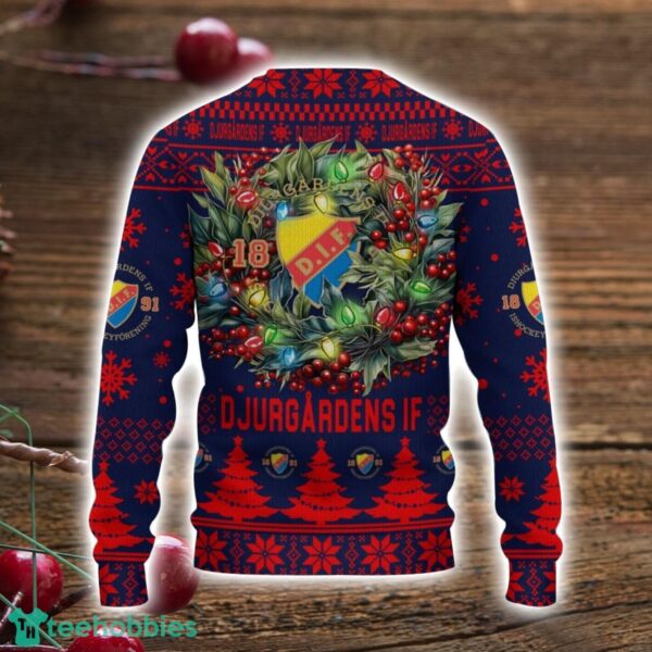 Djurgårdens IF 3D Ugly Christmas Sweater Christmas Gift For Fans Men Women Christmas Sweater Product Photo 3