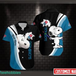 Domino's Pizza Hawaiian Shirt Summer Gift Best Gifts Snoopy Cute Gifts Custom Name Product Photo 1