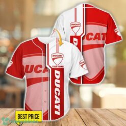 Ducatti New Baseball Jersey Shirt For Car Lovers Gift Custom Name Product Photo 1