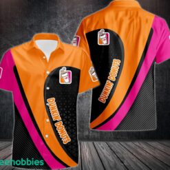 DUNKIN’ DONUTS Short Sleeve Shirt Logo Brand Hawaiian Shirt Product Photo 1