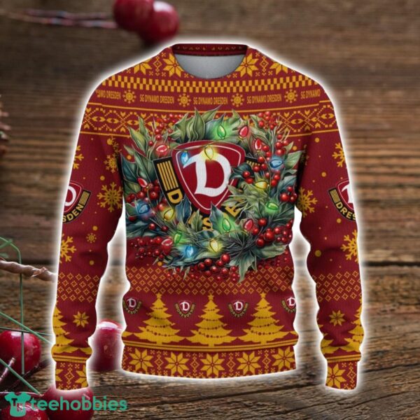 Dynamo Dresden 3D Ugly Christmas Sweater Christmas Gift For Fans Men Women Christmas Sweater Product Photo 2