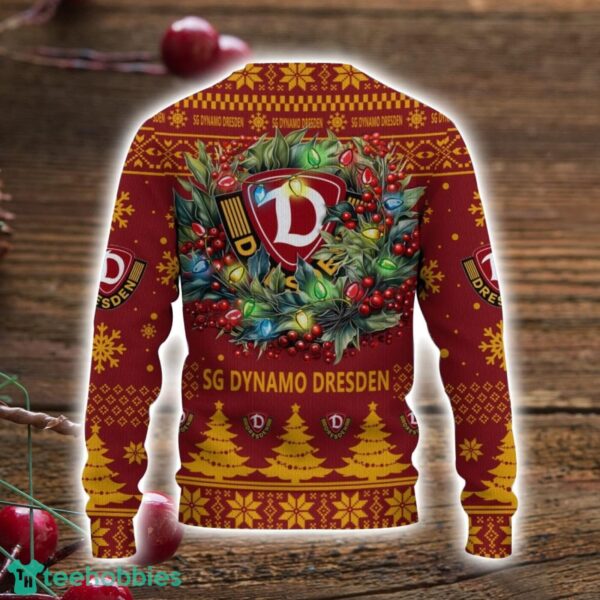 Dynamo Dresden 3D Ugly Christmas Sweater Christmas Gift For Fans Men Women Christmas Sweater Product Photo 3