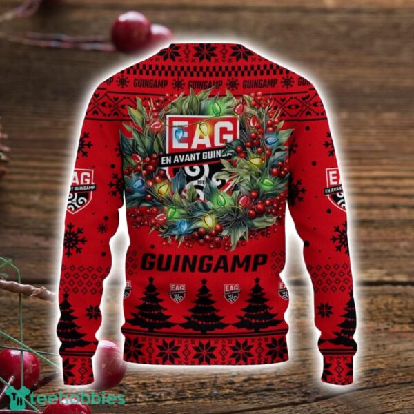 En Avant Guingamp 3D Ugly Christmas Sweater Christmas Gift For Fans Men Women Christmas Sweater Product Photo 3