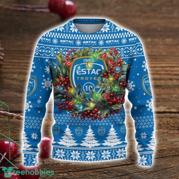 ESTAC Troyes 3D Ugly Christmas Sweater Christmas Gift For Fans Men Women Christmas Sweater Product Photo 2