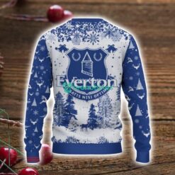 Everton 3D Sweater Pine Trees Pattern Ugly Christmas Sweater For Big Fans Product Photo 3