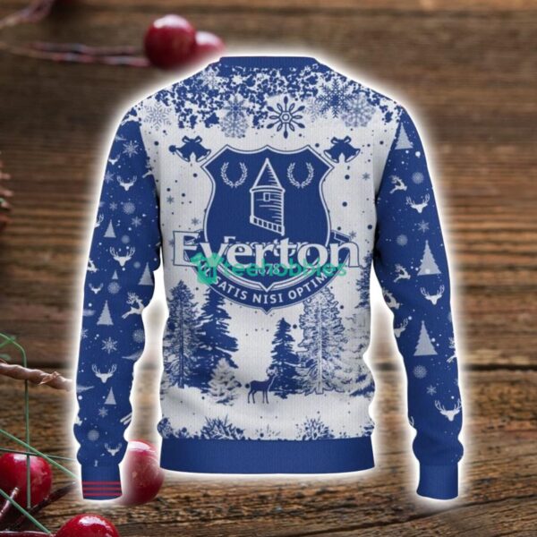 Everton 3D Sweater Pine Trees Pattern Ugly Christmas Sweater For Big Fans Product Photo 3