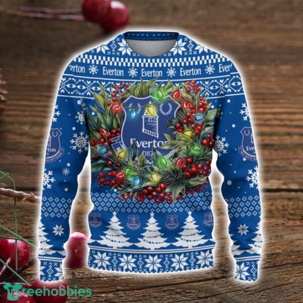 Everton F.C 3D Ugly Christmas Sweater Christmas Gift For Fans Men Women Christmas Sweater Product Photo 2