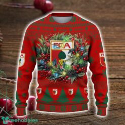 FC Augsburg 3D Ugly Christmas Sweater Christmas Gift For Fans Men Women Christmas Sweater Product Photo 2
