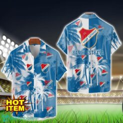 FC Banik Ostrava Hawaii Shirt All Over Printed Logo And Coconut Pattern Hawaiian Shirt Product Photo 1