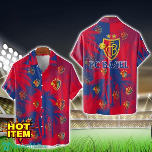 FC Basel Hawaiian Shirt 3D Printing Beach Shirt For Men And Women Product Photo 1