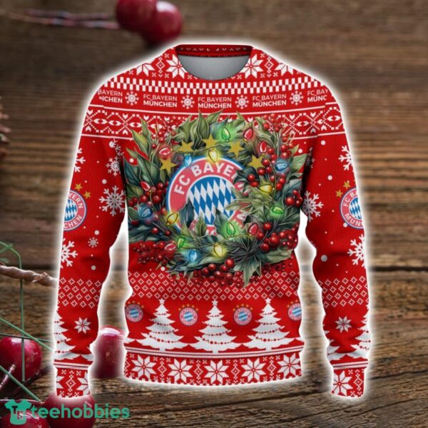 FC Bayern Munchen 3D Ugly Christmas Sweater Christmas Gift For Fans Men Women Christmas Sweater Product Photo 2