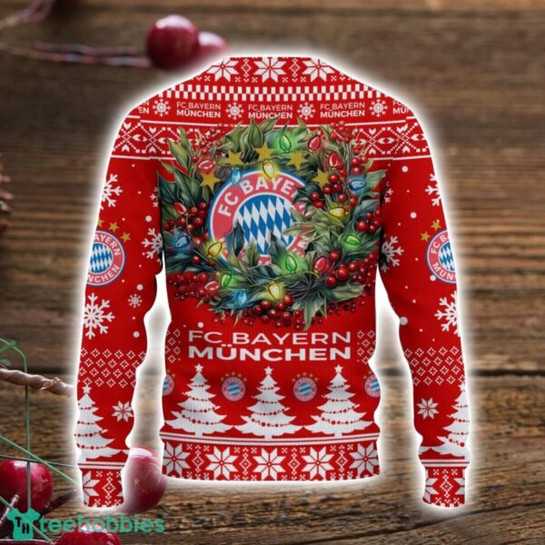 FC Bayern Munchen 3D Ugly Christmas Sweater Christmas Gift For Fans Men Women Christmas Sweater Product Photo 3