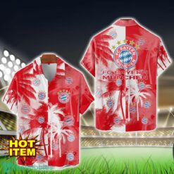 FC Bayern Munchen Hawaiian Shirt 3D Printing Beach Shirt For Men And Women Product Photo 1