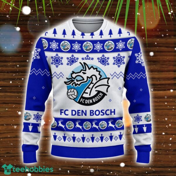 FC Den Bosch 3D Sweater Gift Ugly Christmas Sweater Product Photo 2