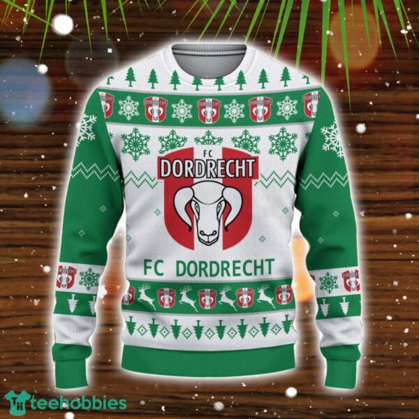 FC Dordrecht 3D Sweater Gift Ugly Christmas Sweater Product Photo 2