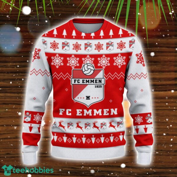 FC Emmen 3D Sweater Gift Ugly Christmas Sweater Product Photo 2