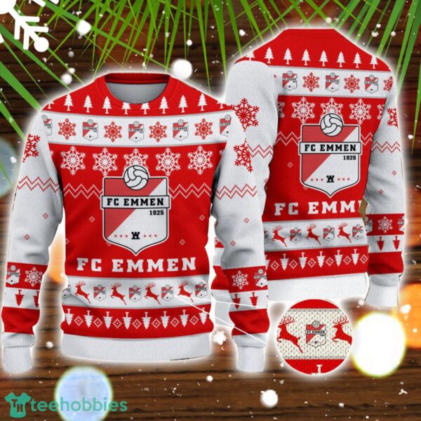 FC Emmen 3D Sweater Gift Ugly Christmas Sweater Product Photo 1
