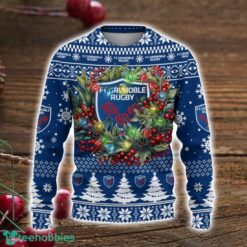 FC Grenoble Rugby 3D Ugly Christmas Sweater Christmas Gift For Fans Men Women Christmas Sweater Product Photo 2