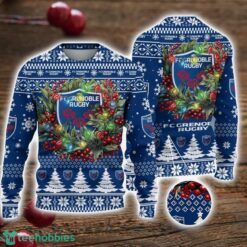 FC Grenoble Rugby 3D Ugly Christmas Sweater Christmas Gift For Fans Men Women Christmas Sweater Product Photo 1