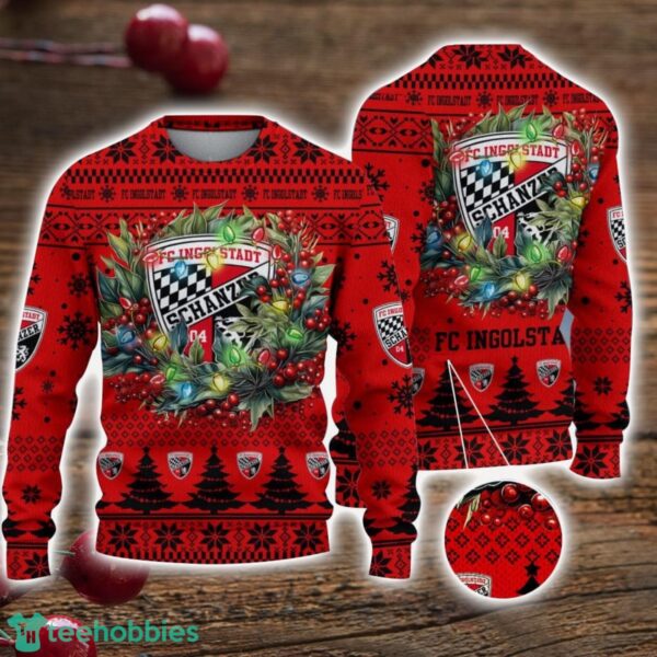 FC Ingolstadt 3D Ugly Christmas Sweater Christmas Gift For Fans Men Women Christmas Sweater Product Photo 1