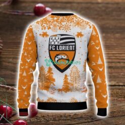FC Lorient 3D Sweater Pine Trees Pattern Ugly Christmas Sweater For Big Fans Product Photo 3