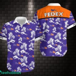 fedex 3D Hawaiian Shirt Coconut Island Pattern Hawaii Shirt Product Photo 1