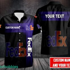FEDEX 3D Printing Hawaii Shirt Button Shirt Custom Name Product Photo 1