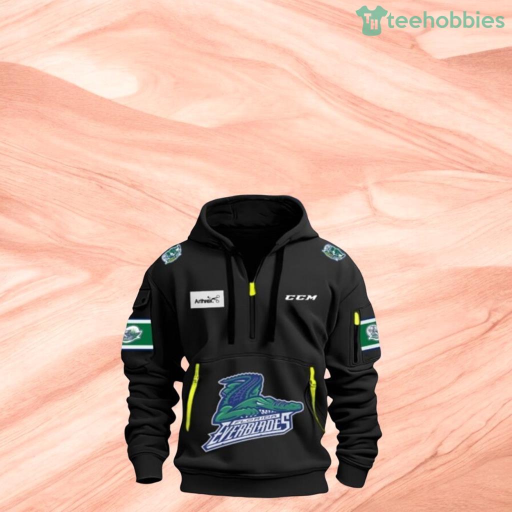 Folida Everblades CCM 2024 Heavy Hoodie 2D Quarter Zip Hoodie For Big Fans image Folida Everblades CCM 2024 Heavy Hoodie 2D Quarter Zip Hoodie For Big Fans Product Photo 1