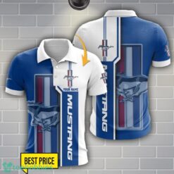 Ford Mustang 3D Polo Shirt Custom Name For Fans Car Lover Gift Product Photo 1