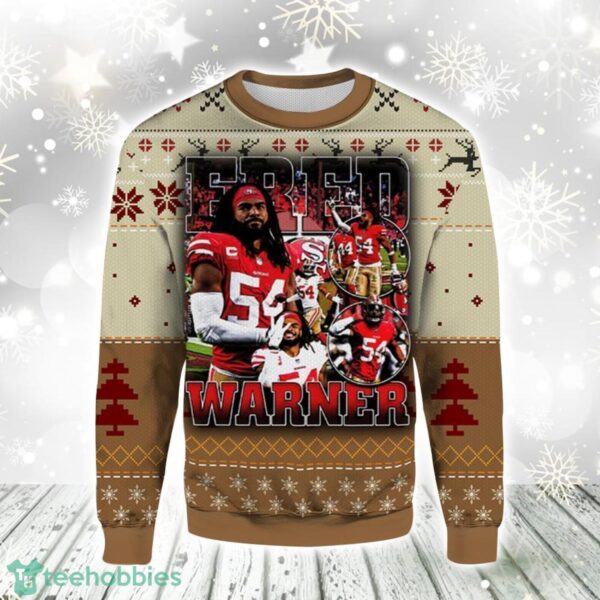 Fred Warner San Francisco Football Christmas Gift Ugly Christmas Sweater For Men And Women Product Photo 1