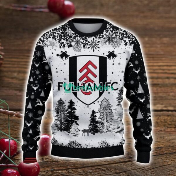 Fulham 3D Sweater Pine Trees Pattern Ugly Christmas Sweater For Big Fans Product Photo 2