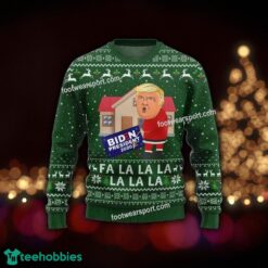 Funny Biden and Trump green Ugly Christmas Sweater For Men And Women - Funny Biden and Trump green Photo 1 Ugly Sweater Gift Christmas