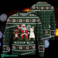 Funny Santa Sleign Ugly Xmas 3D Sweater For Men And Women - Funny Santa Sleign Mens Photo 2 Ugly Sweater Gift Christmas