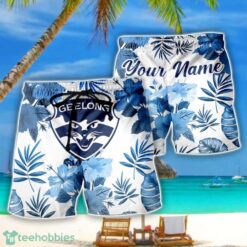 Geelong Cats AFL Summer Gift For Mens Personalized Name Beach Shorts Product Photo 1