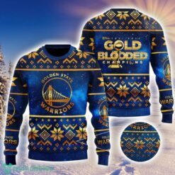 Golden State Warriors 3D Ugly Christmas Sweater Christmas Gift Men And Women 2023 Sweater Product Photo 1