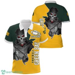 Green Bay Football Team Personalized Name Number Polo Shirt Product Photo 1