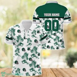 Green New York Football Polo Shirt Full Printing Custom Name And Number Product Photo 1