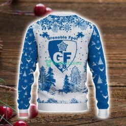 Grenoble Foot 38 3D Sweater Pine Trees Pattern Ugly Christmas Sweater For Big Fans image Grenoble Foot 38 3D Sweater Pine Trees Pattern Ugly Christmas Sweater For Big Fans Product Photo 3