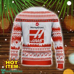 Haas F1 Team Special Gift Ugly Christmas Sweater Custom Name Product Photo 3