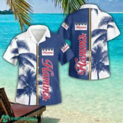 Hamms Beer Palm Tree 3D Button Hawaiian Shirt Men And Women Aloha Summer Beach Gift Product Photo 1
