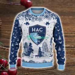 Havre Athletic Club 3D Sweater Pine Trees Pattern Ugly Christmas Sweater For Big Fans image Havre Athletic Club 3D Sweater Pine Trees Pattern Ugly Christmas Sweater For Big Fans Product Photo 2