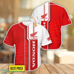 Honda Motorcycle New Baseball Jersey Shirt For Car Lovers Gift Custom Name Product Photo 1