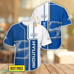 Hyundai New Baseball Jersey Shirt For Car Lovers Gift Custom Name Product Photo 1