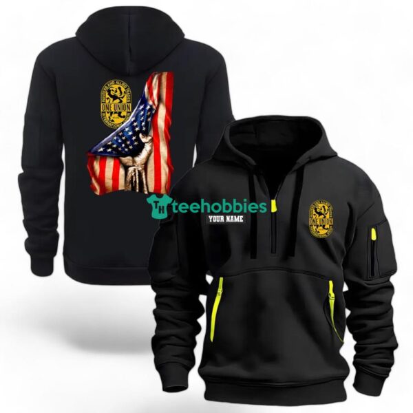 International Union Of Painters And Allied Trad 2D Quarter Zip Hoodie Gift For Fans Product Photo 1